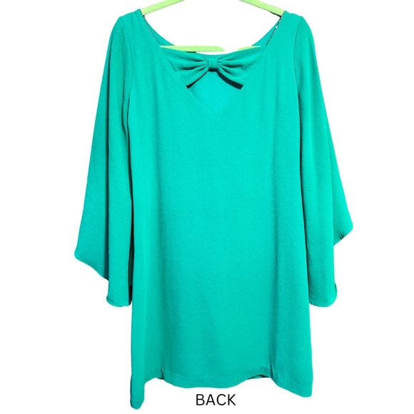 Jessica Simpson Bow-Back Flutter-Sleeve Dress in size 4 - Picture 2 of 10